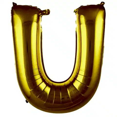 U- HARF 100 CM BALON